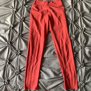 LulaRoe Bright Pink Leggings Size Tween